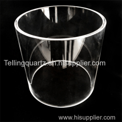 Large Diameter quartz tube Transparent Cylinder Fused Silica Quartz Glass Tube