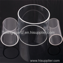 Large Diameter quartz tube Transparent Cylinder Fused Silica Quartz Glass Tube