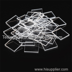 Square shaped quartz plate optical window quartz glass plates quartz instrument plate