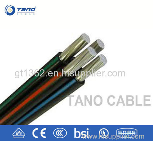 Neutral Conductor Aerial Bundled Cable Overhead Insulated Cable ABC
