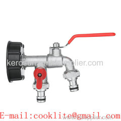 IBC Water Tank Hosetail Camlock Quick Couplings C Type Plastic IBC Tote Tank Adapter Connector Valve Garden Fittings