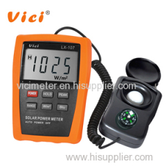 Vicimeter solar radiation solar installation solar research solar power meter