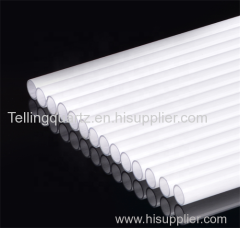 Opaque Quartz Glass Tube Milky White Quartz Tube Lighting Tube Silica frosted glass tube