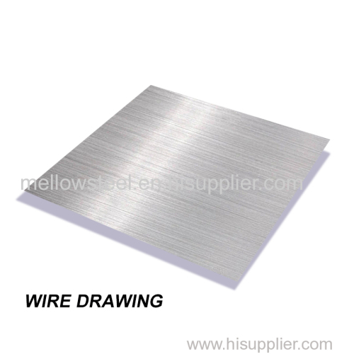 Hairline Brushed Finish Stainless Steel Sheet Stainless Steel Wire Drawing Sheet Price