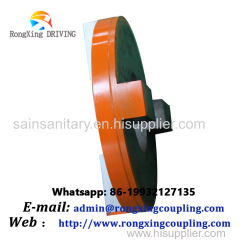 Elastic sleeve pin coupling elastic pin coupling quincund-shaped coupling wheel type coupling snake spring coupling