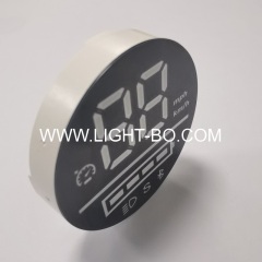 Multicolour Round 7 Segment LED Display Module for Electric Motorcycle Vehicle