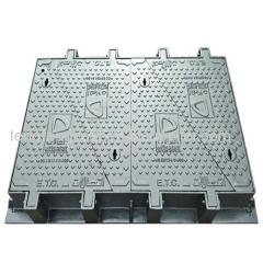 Ductile iron manhole cover square shape EN124 TengFeng