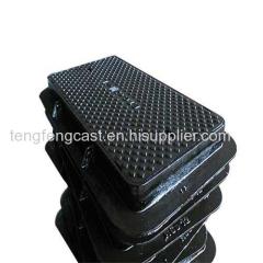 Ductile iron manhole cover square shape EN124 TengFeng