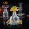 High Grade Arabic Fragrance Decor Gift Set Perfume Essential Oil Bottle Ramadan Carving Flower Bottle Wholesale