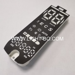 4 PINs Ultra white/blue customized 7 segment led display for Electric bike/Electric behicle