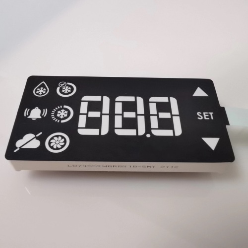 Customized Multicolour 7 segment LED Display with 3 keys capacitive touch