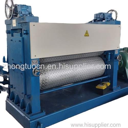 Willow pattern embossing sheet producing line