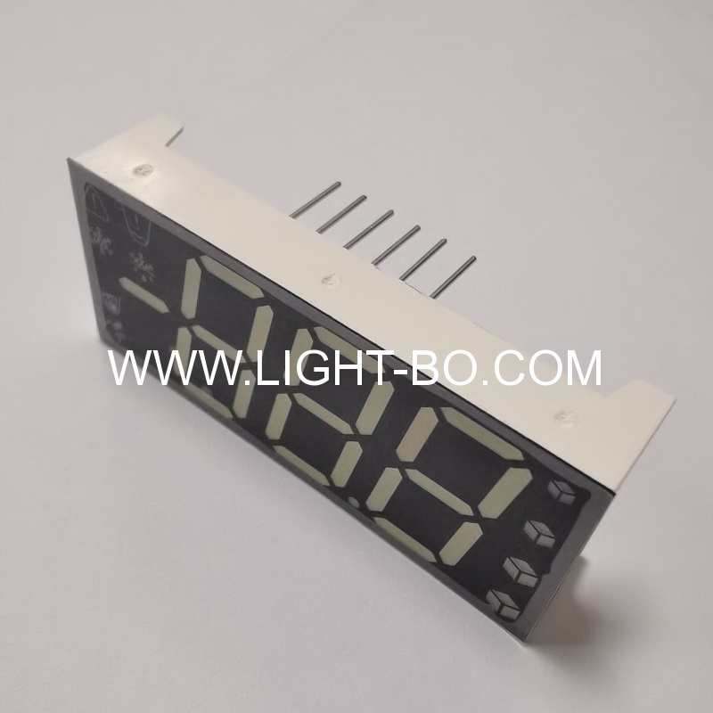 Ultra White /Red Triple Digit 7 segment LED Display common anode for Cooling