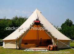 5m Cotton Canvas Bell Tent with Stove Jack