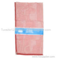 Wholesale High Quality Mono Leno Garlic Onion 25KG Packing Mesh Bag Breathable Net Packing Bag