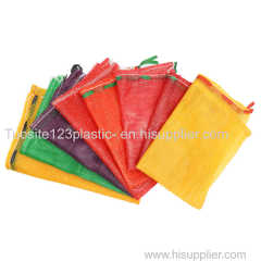 50*80 cm Red PP Plastic Tubular Mesh Net Bags Firewood Potato Onion Vegetable Fruit Package Mesh Bag