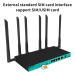 New Arrival MTK7621 openWRT CAT12 CAT16 4G Wireless Router With M.2/PCIE Slot Gigabit Dual Band 5G CPE Wifi Router