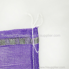 UV Treated Strong Violet Purple Leno Mesh Bag For Scallop Crawfish Seafood Packing