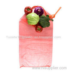 Plastic Wholesale Manufacturer Drawstring Vegetables Strong Packaging Tubular Mesh Bags