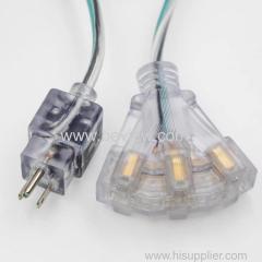 3-conductor with circuit breaker protector