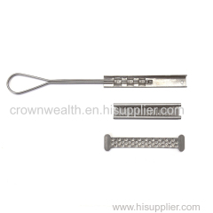 1-2 Pair Stainless Steel Drop Wire Clamp With Dimpled Shim