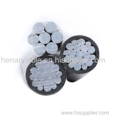 Single core duplex triplex quadruplex aerial bundled cable