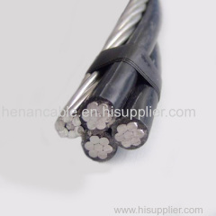 Single core duplex triplex quadruplex aerial bundled cable