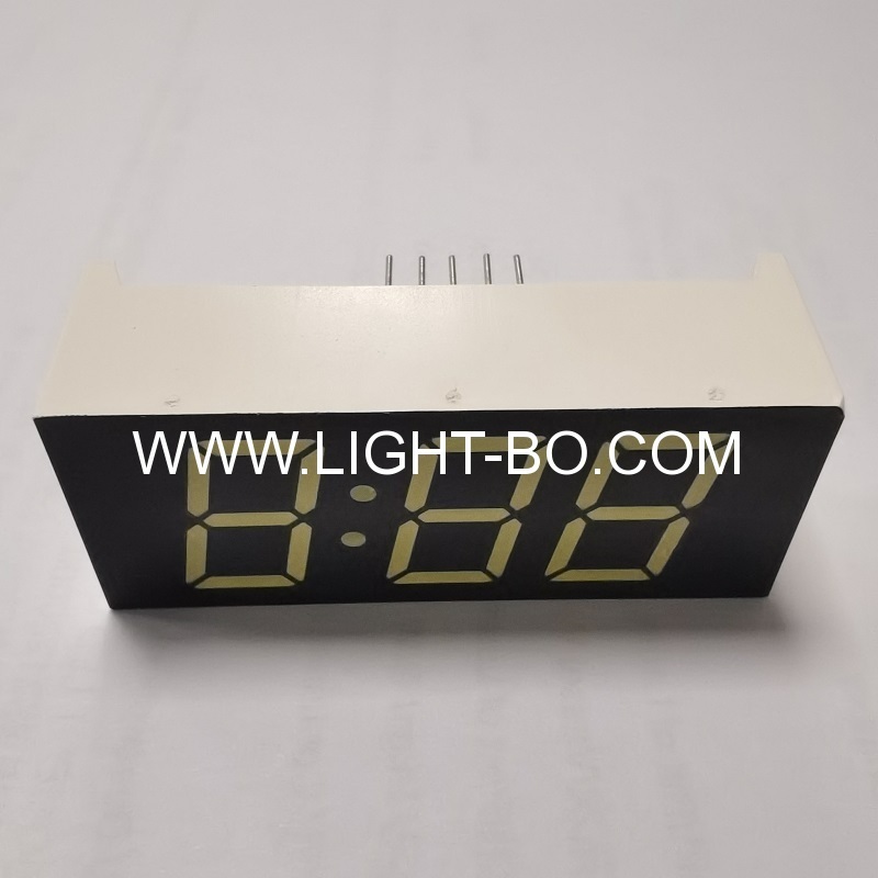 ультра белый трехзначный 7-сегментный светодиодный дисплей часов с общим катодом для панели управления стиральной машины
