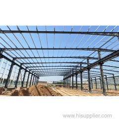 Low Price Industrial Construction Building Workshop Large Span Galvanized Steel Structure Space Frame shed