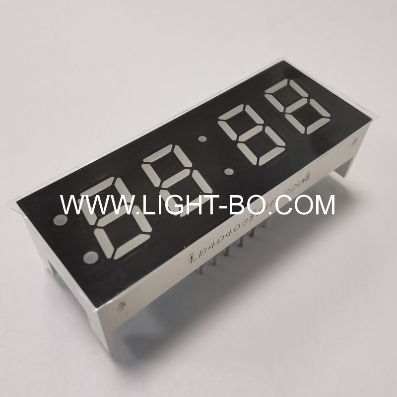 Super Green 0.4" 4 digit 7 segment led clock display Common anode for washing machine control panel