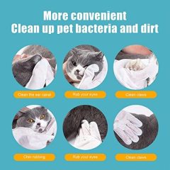 Pet Disposable Cleaning Massage Gloves