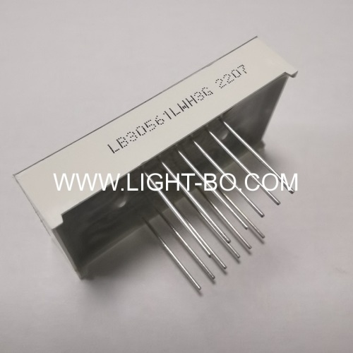 Long pins Triple digit 0.56  ultra white 7 segment led display common cathode for Instrument Panels