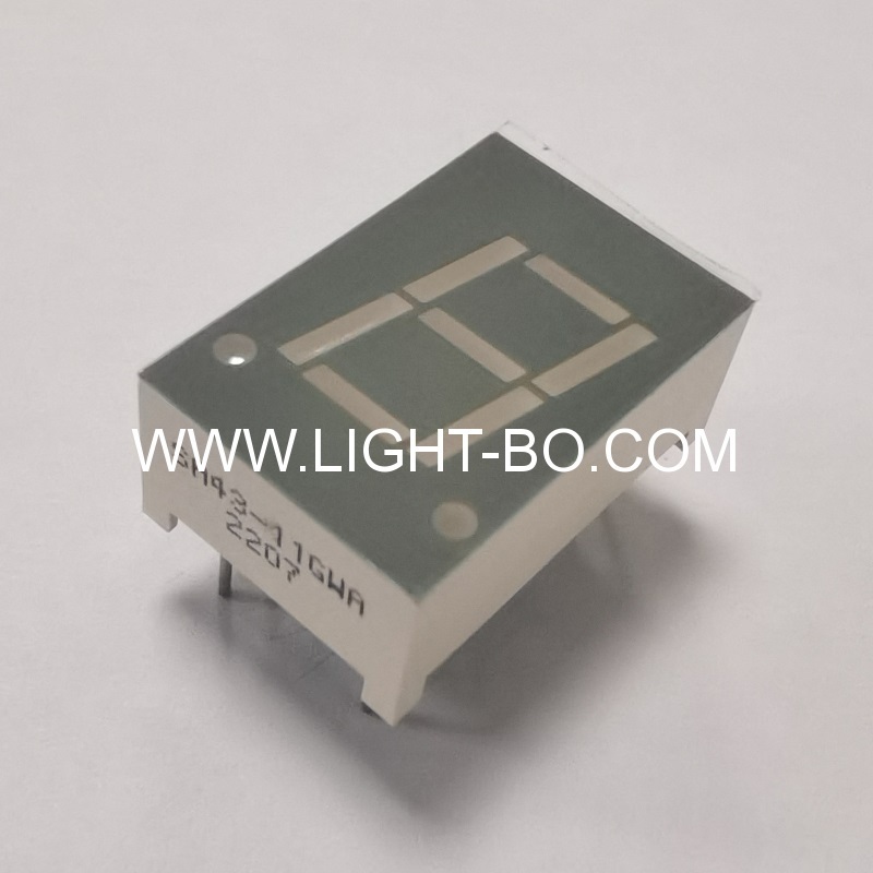 display a led numerico a 7 segmenti verde ad anodo comune da 10,92 mm (0,43 pollici) a una cifra