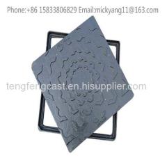 Ductile iron manhole cover EN124 TengFeng