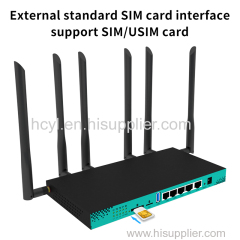 5G Modem Router MTK7621 Gigabit Dual Band 1200Mbps 4G 5G CPE Routers with SIM Card Slot