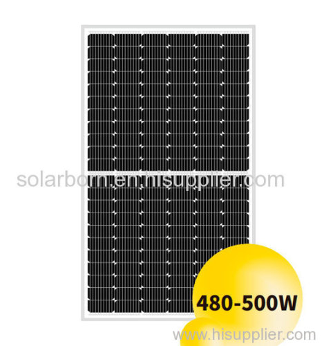 480W-495W Mono Solar Panel With 132 Pieces Solar Cells