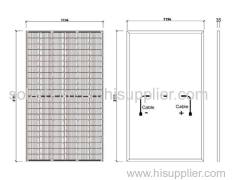 500W Mono Solar Panel With 132 Pieces Solar Cells