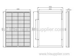 50W Mono Solar Panel With 36 Pieces Solar Cells