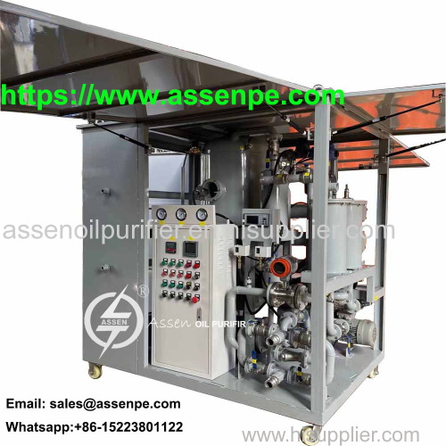 High Vacuum Insulating Oil/Transformer Oil Purification Machine Oil Dehydration Process Oil Recycling Plant