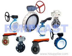 PVC CPVC PVDF PP Butterfly valve