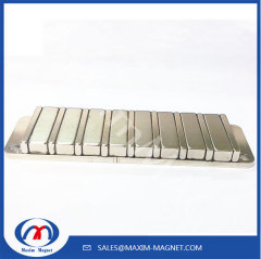 Halbach array made of neodymium magnets for linear motor Block magnets assembly holding magnets