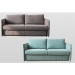 Multifunctional Apartment Sofa Bed Fabric Three-Person Living Room Sofa Art Push-Pull Bed