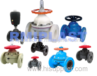 PVDF CPVC PVC PP PPH Pneumatic Diaphragm Valve