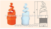 PVC PP PVDF CPVC Spiral Nozzle