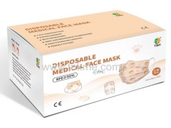 3 Ply Type I Medical Disposable Mask for Kids (Cartoon)