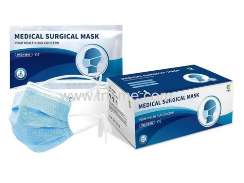 3 Ply Type IIR Medical Surgical Mask (Tie-On)