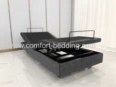 Konfurt Hi-low adjustable bed hi lo hospital bed german okin motor with massage function with castors