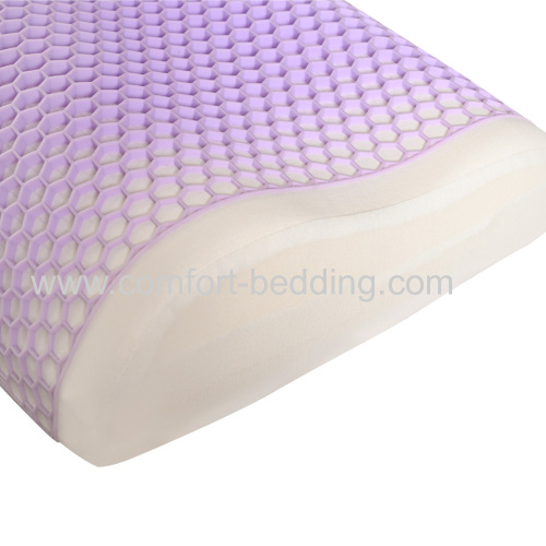 2022 Newest Comfortable Contour TPE Honeycomb Pillow Pu Foam Cooling Pillow