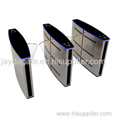 flap optical turnstile flap barrier turnstile flap barrier gate flap gate barrier Glass Wing Optical Turnstile