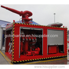 CCS Approved 600m3/h 1200m3/h 1800m3/h Containerized Fire Fighting FiFi System